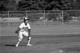 Scott Mansch gets ready to field a baseball during a St. Cloud State University baseball game against Augsburg College