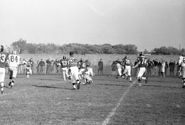 Football game, St. Cloud State University vs. Michigan Tech University