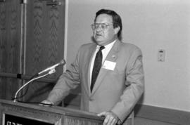 Robert Bess speaks at welcoming reception, St. Cloud State University