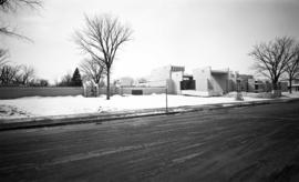 Atwood Memorial Center (1966) construction, east exterior, St. Cloud State University