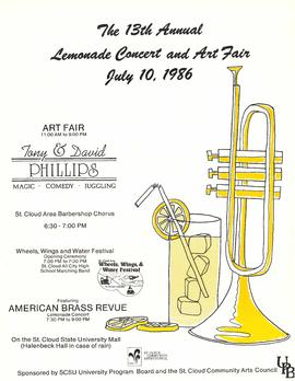 Lemonade Concert and Art Fair poster, St. Cloud State University