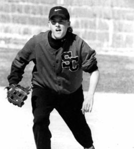 Michelle Lechner plays first base, St. Cloud State University