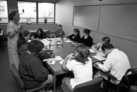 Social Work students in class, St. Cloud State University