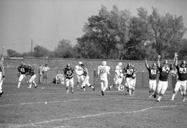 Football game, St. Cloud State University vs. St. John's University