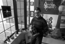 Gary Loch at his fine arts studio in St. Cloud