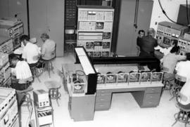 Students work in a laboratory, St. Cloud State University