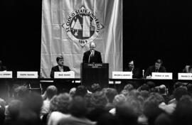 Martin Feldstein speaks at the Winter Institute, St. Cloud State University