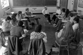 Social Work students in class, St. Cloud State University