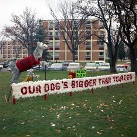 Homecoming outdoor display, St. Cloud State University