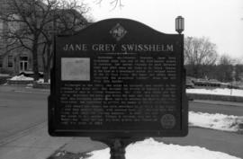 Jane Grey Swisshelm historic marker, St. Cloud State University