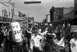 Vietnam War protest in downtown St. Cloud