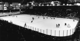 Hockey game is played at the National Hockey Center (1989), St. Cloud State University