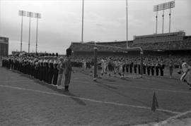 Marching Band at Met Stadium, St. Cloud State University