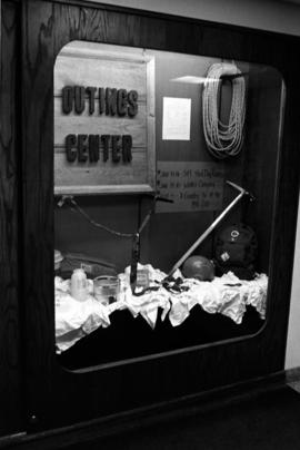 Outings Center display in Atwood Memorial Center (1966), St. Cloud State University