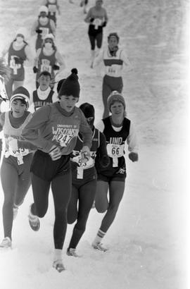 Runners participate in the NCAA Division II cross country championships, St. Cloud State University