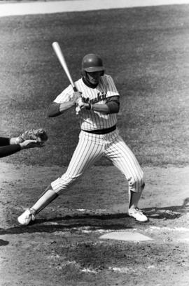 Scott Mansch at bat during a St. Cloud State University baseball game