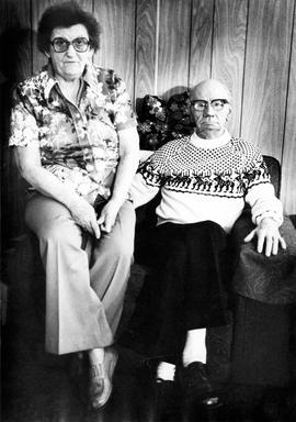 Paramount Theater caretakers Irene and Red Hanisch