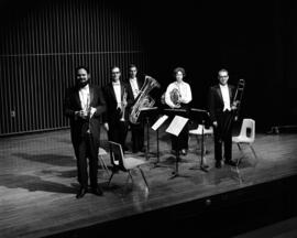 Faculty brass quintet performs, St. Cloud State University