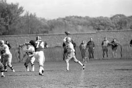 Football game, St. Cloud State University vs. Michigan Tech University