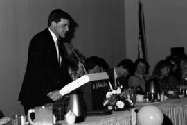 Jeff Passolt at the St. Cloud State men's hockey banquet