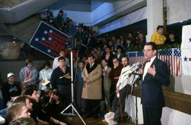 Politician Paul Simon speaks at Atwood Memorial Center (1966), St. Cloud State University