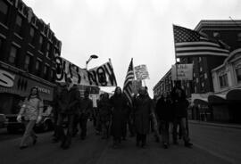 Vietnam War protest in downtown St. Cloud