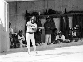 Jim Eisenreich gets ready to bat during a St. Cloud State University baseball game