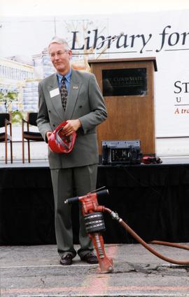 Bruce Grube, Miller Center (2000) groundbreaking, St. Cloud State University