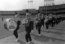 Marching Band at Met Stadium, St. Cloud State University