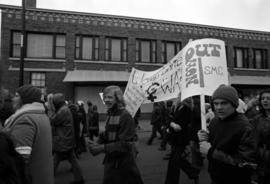 Vietnam War protest in downtown St. Cloud