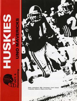 Football program cover, St. Cloud State University