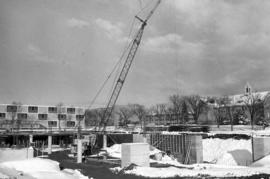 Wick Science Building (1973) construction, St. Cloud State University