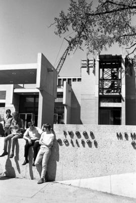 Construction for an addition at Atwood Memorial Center (1966), St. Cloud State University