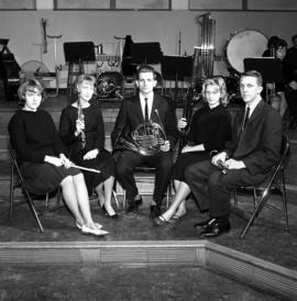 A musical quintet sits together, St. Cloud State University, St. Cloud State University