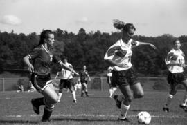 St. Cloud State University women's soccer team plays against the University of Minnesota-Duluth