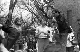 Vietnam War protest on campus, St. Cloud State University