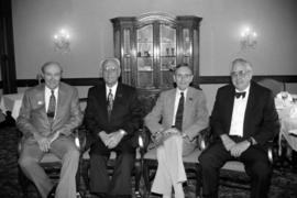 1953 Forensics team members, Mel Hoagland, Robert Wick, Ned Brainard, and Duane Lunemann, St. Cloud State University