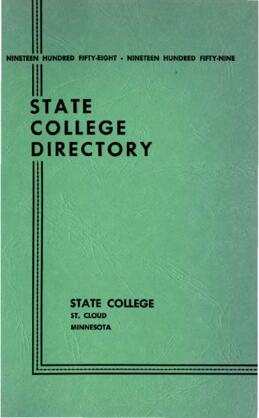 St. Cloud State University directory