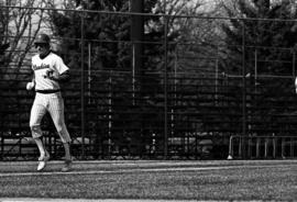 Bob Hegman runs during a St. Cloud State University baseball game against Northern State University