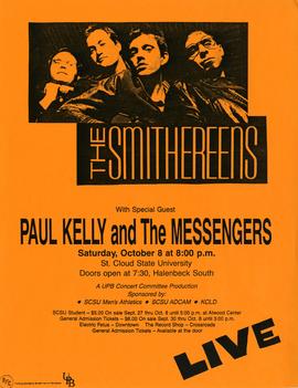 The Smithereens concert flyer, St. Cloud State University