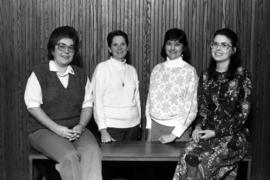 Terri Gillitzer, Diane Larson, Mary Krafnick, Mel Dukowitz, library employees, St. Cloud State University