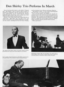 Don Shirley Trio, St. Cloud State University