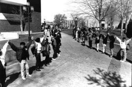 Hands across Campus event, St. Cloud State University